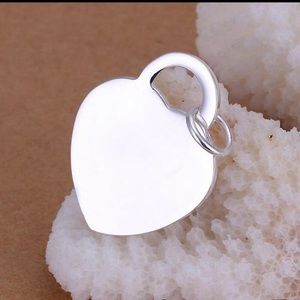 Elegant Silver Heart Pendant